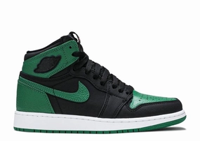 Jordan 1 Retro High Pine Green Black (GS) Complete Air Jordan series in high quality