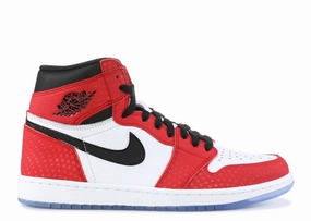 Jordan 1 Retro High Spider-Man Origin Story (WORN) Complete Air Jordan series in high quality
