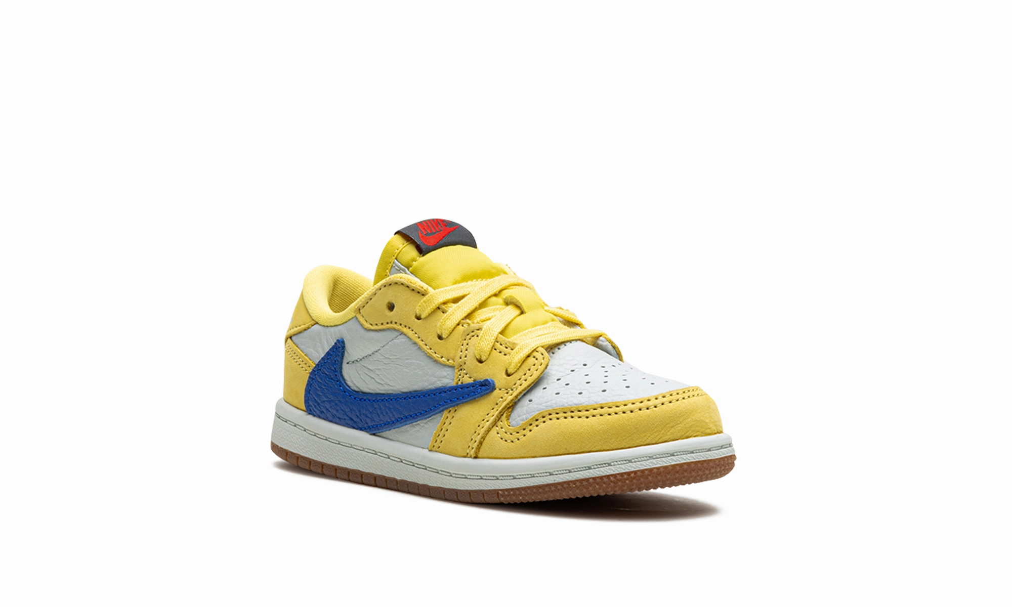Jordan 1 Retro Low OG SP TD "Travis Scott - Canary" jordan toddler baby shoes