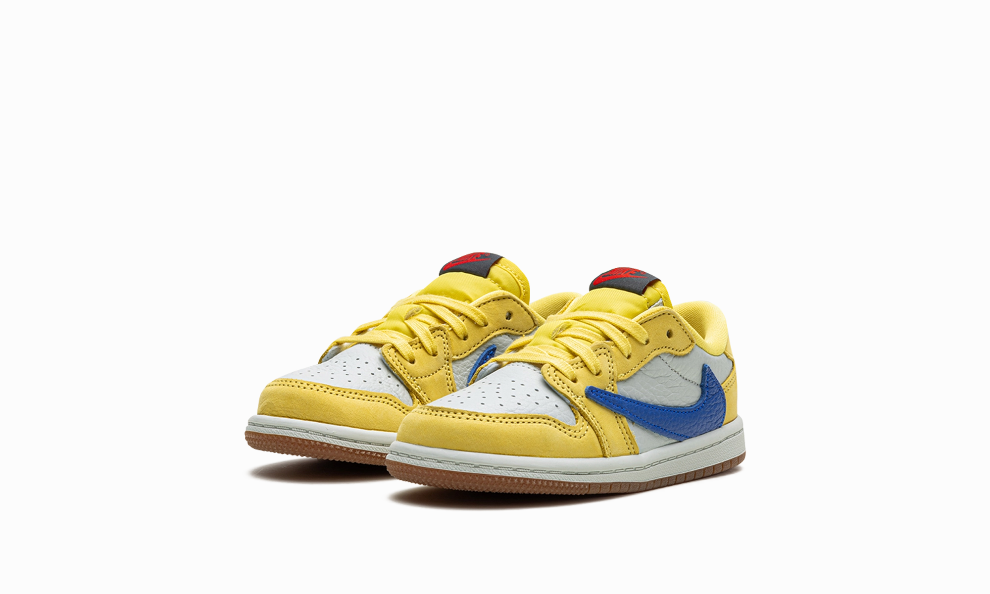 Jordan 1 Retro Low OG SP TD "Travis Scott - Canary" jordan toddler baby shoes