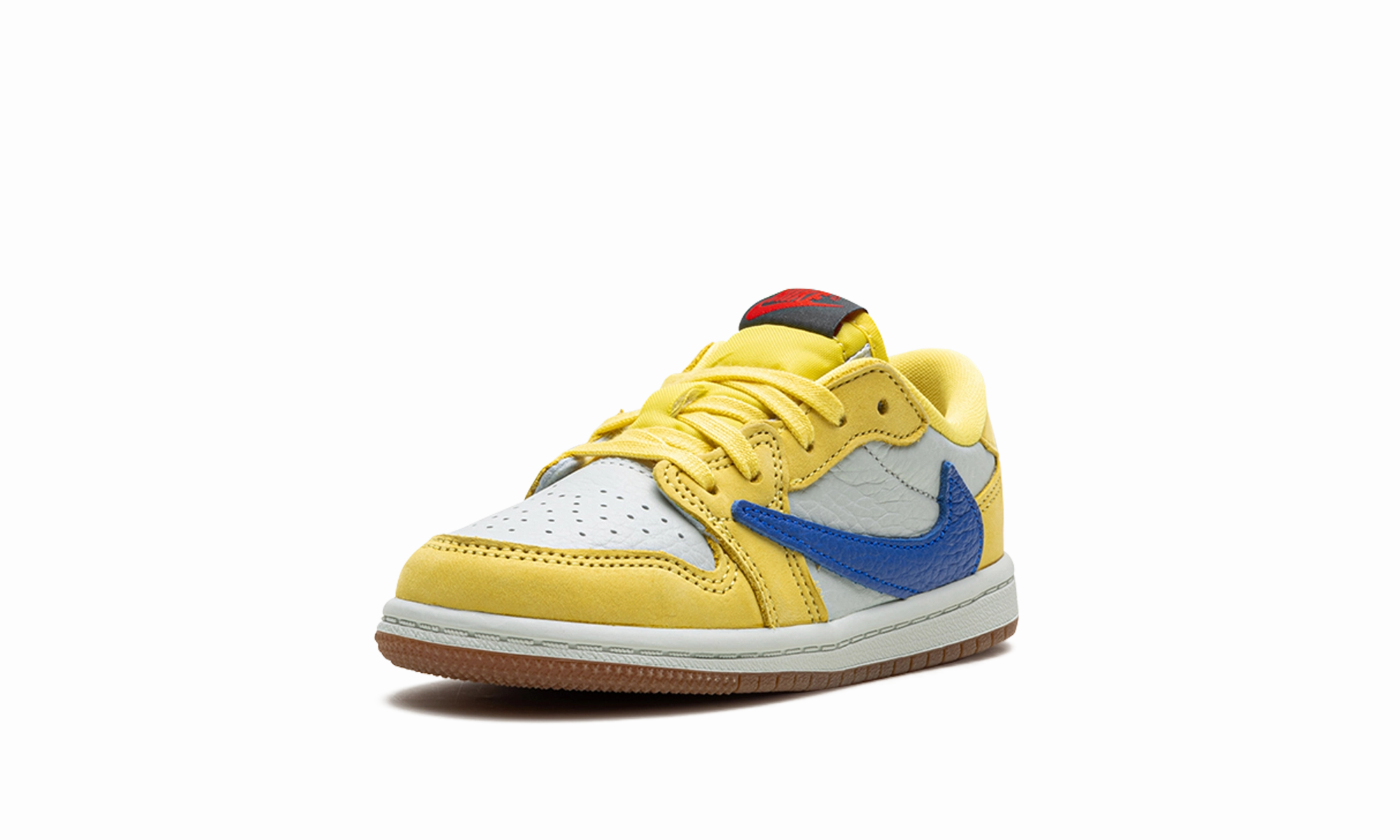 Jordan 1 Retro Low OG SP TD "Travis Scott - Canary" jordan toddler baby shoes