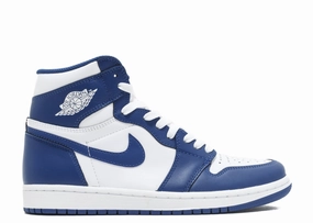 Jordan 1 Retro Storm Blue Air Jordan signature sneakers in bold colorways