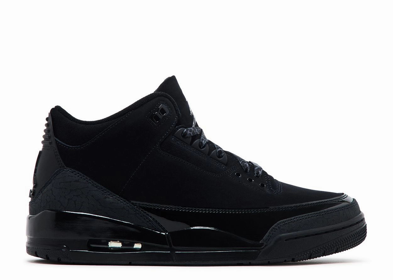 Jordan 3 Retro Black Cat (2025) Complete Air Jordan series in high quality