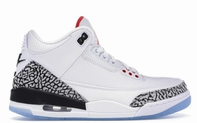 Jordan 3 Retro Free Throw Line White Cement Air Jordan signature sneakers in bold colorways