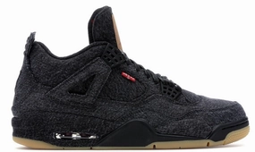 Jordan 4 Retro Levi's Black (Levi's Tag) Air Jordan signature sneakers in bold colorways