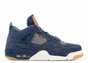 Jordan 4 Retro Levi's Denim (Tag with Levi's Logo) (WORN) Complete Air Jordan series in high quality