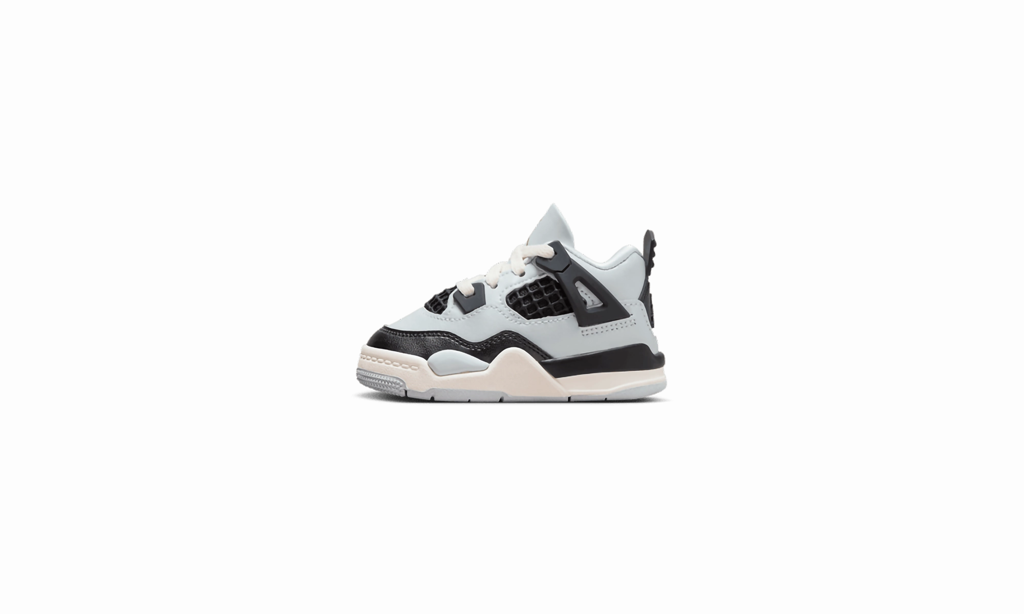 JORDAN 4 RETRO TD "PURE PLATINUM/METALLIC GOLD-BLACK-SAIL" Jordan Toddler shoes