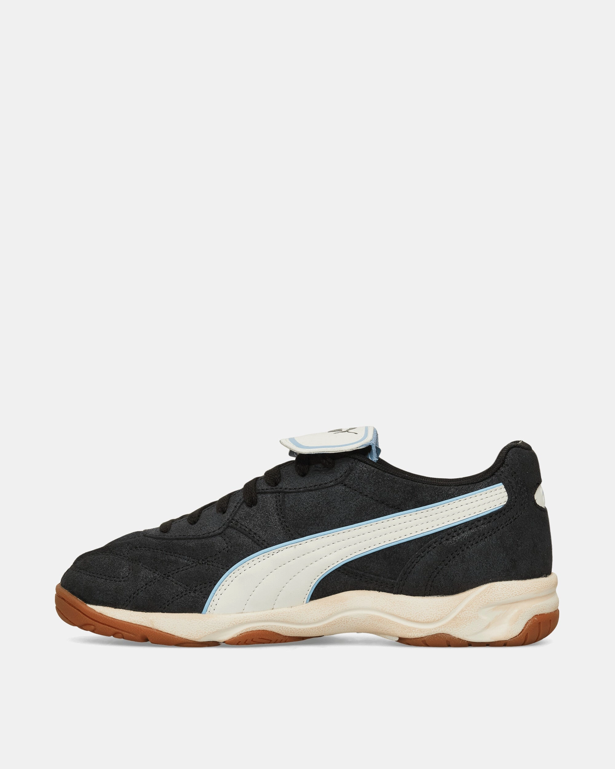 King Indoor Sneakers Black / Team Light Blue Modern Athletic Shoes