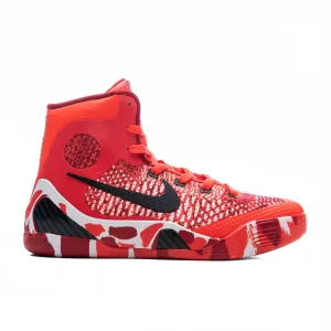Kobe 9 Elite (GS) Christmas - Bright Crimson/Black/White Nike everyday shoes with mesh upper