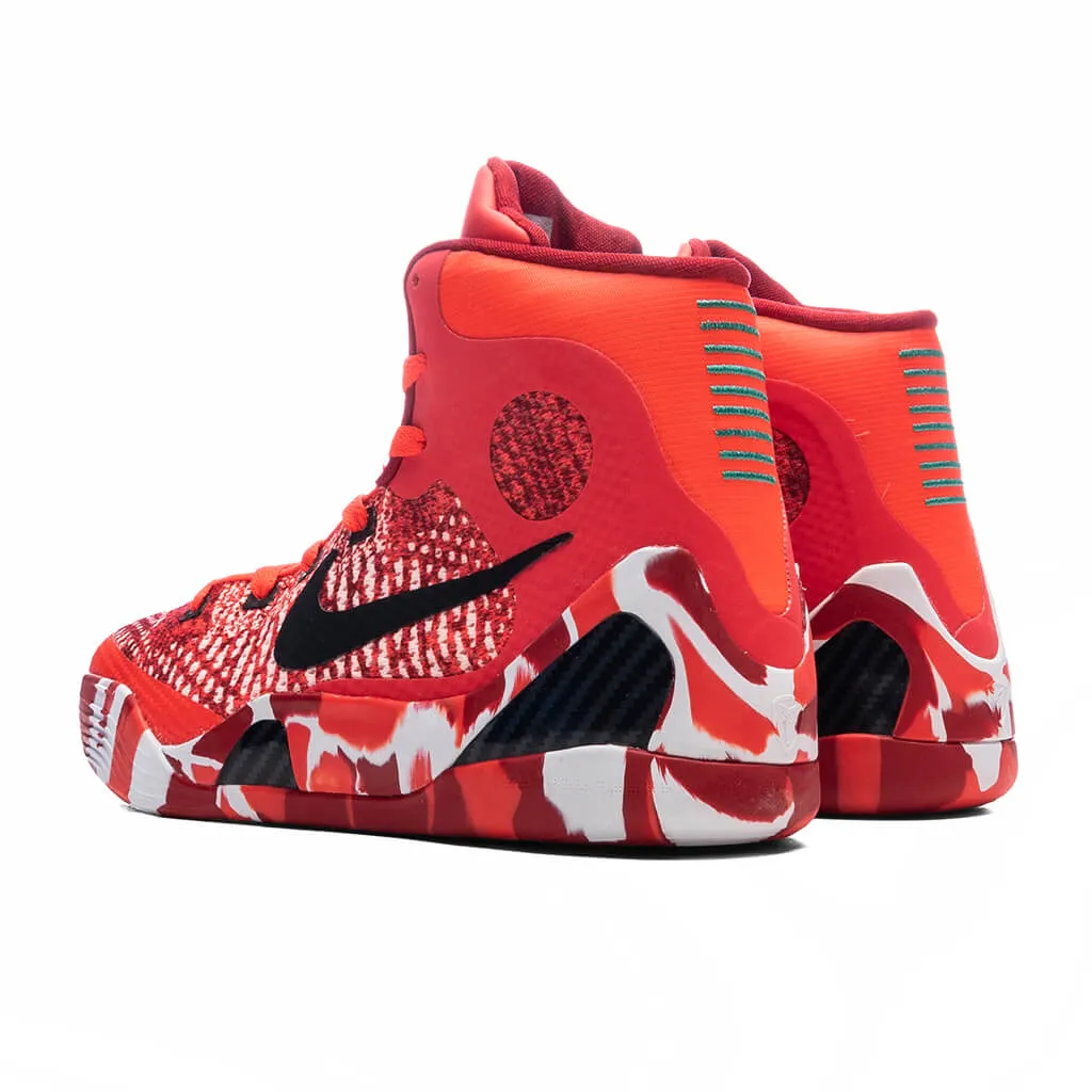 Kobe 9 Elite (GS) Christmas - Bright Crimson/Black/White Nike Lightweight Everyday Shoes