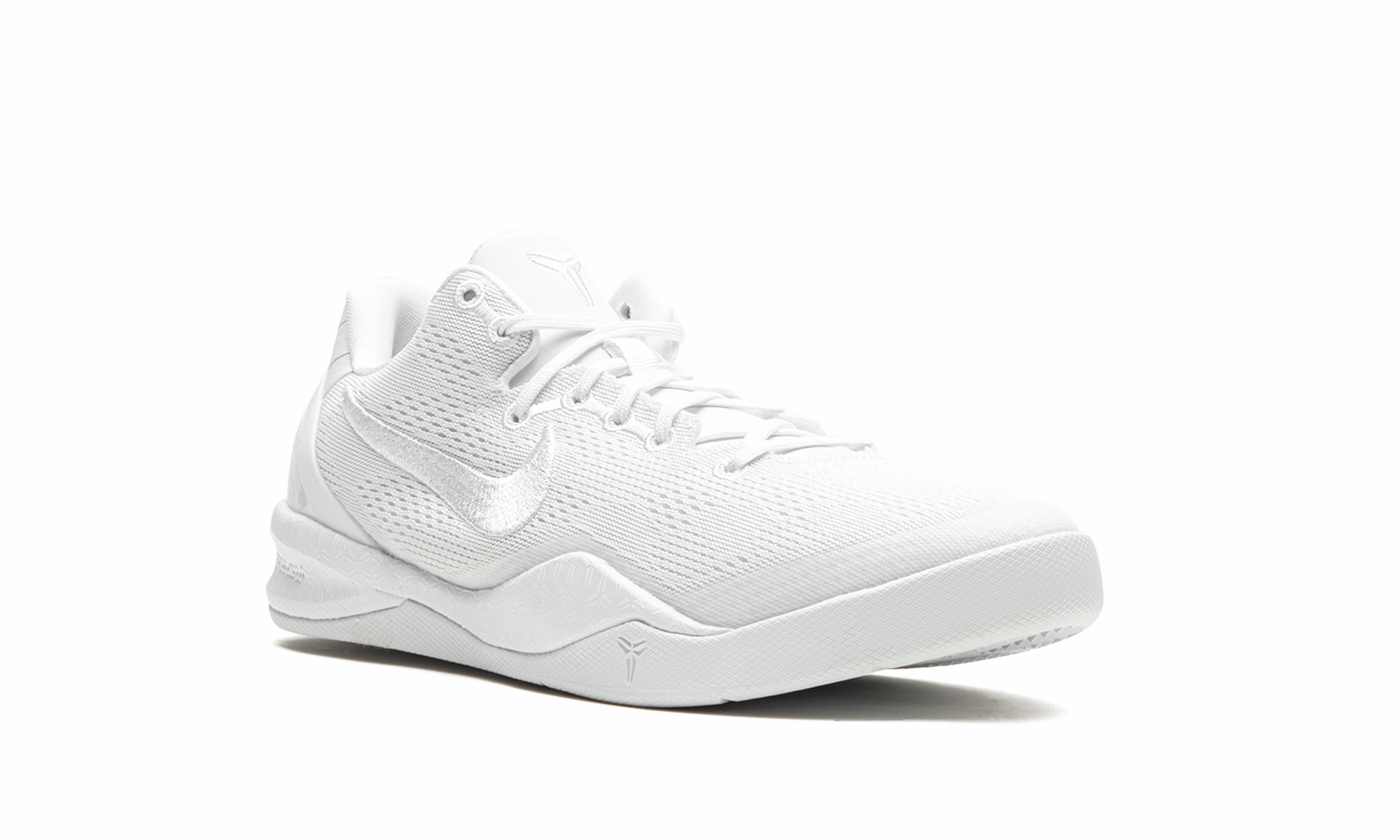 Kobe 8 Protro GS "Triple White" nike performance basketball shoes