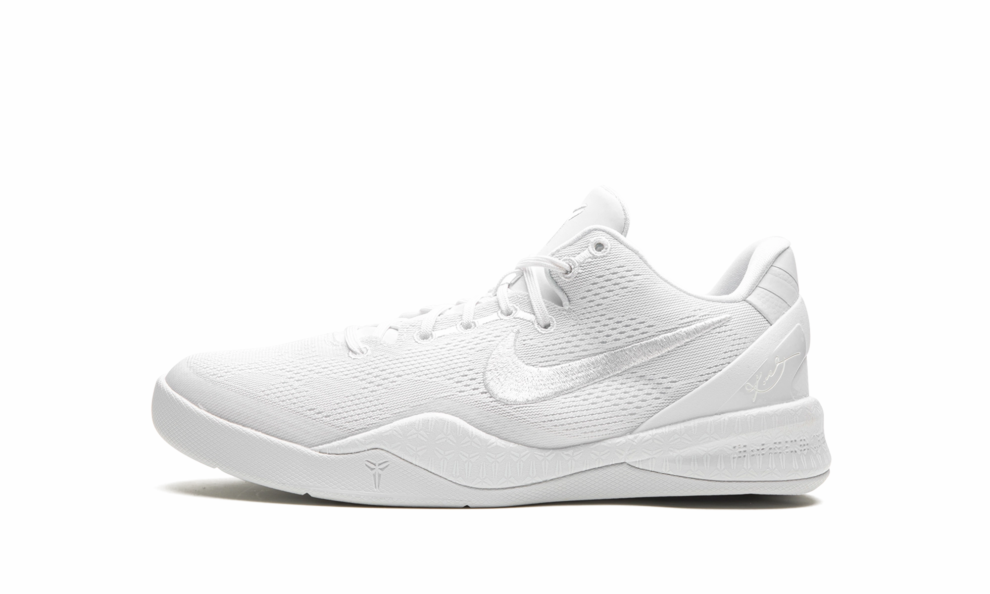 Kobe 8 Protro GS "Triple White" Nike Basketball sneakers