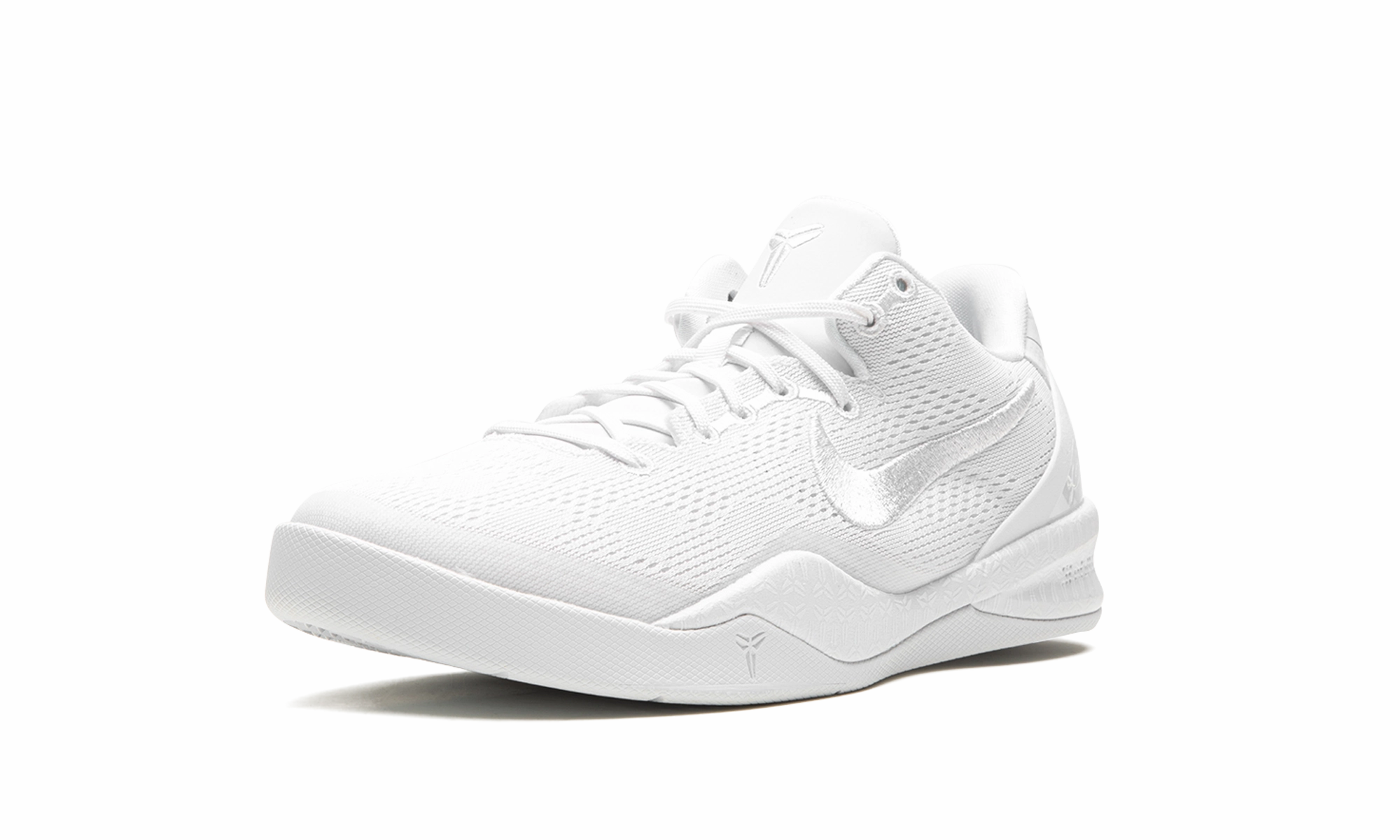 Kobe 8 Protro GS "Triple White" nike performance basketball shoes