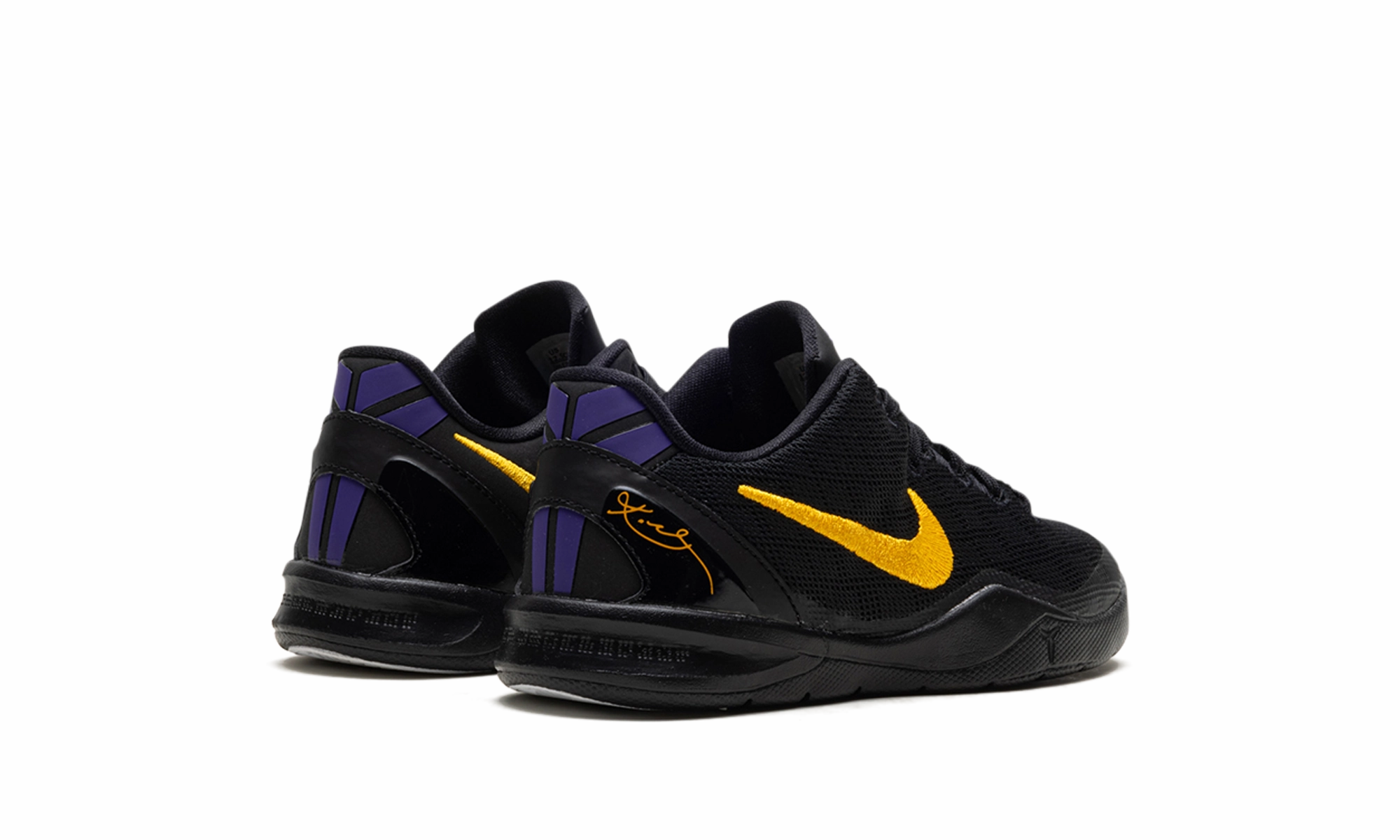 Kobe 8 Protro PS "Lakers Away" nike preschool slip-on sneakers