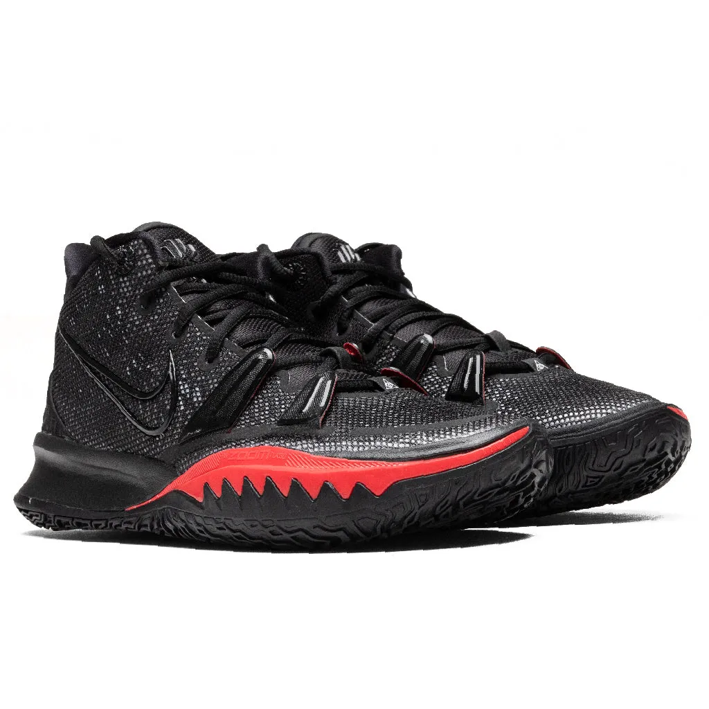 Kyrie 7 - Black/University Red/White Nike Foam Comfort Trainers