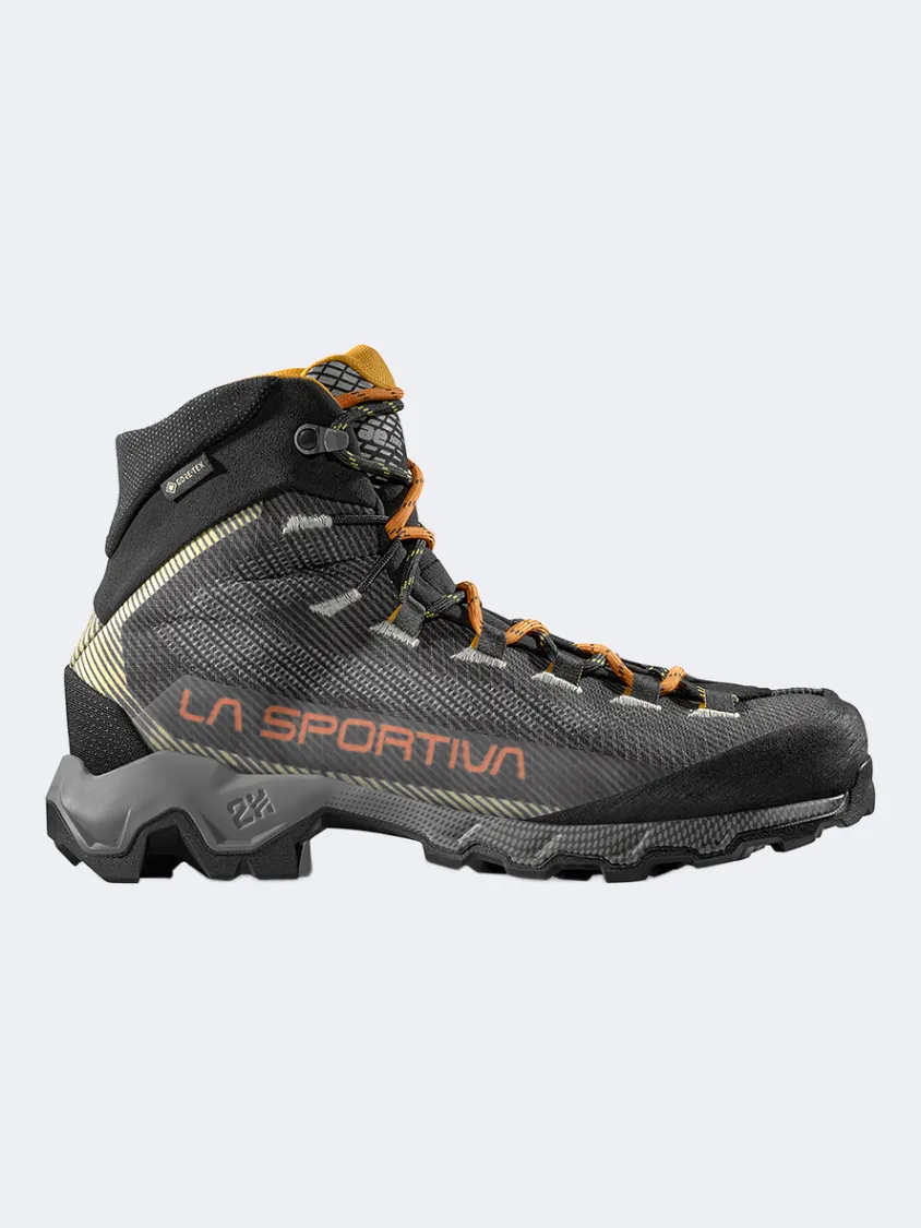 La Sportiva Aequilibrium Hike Gtx Men Hiking Shoes Carbon/Papaya Essential mens casual shoes for comfort