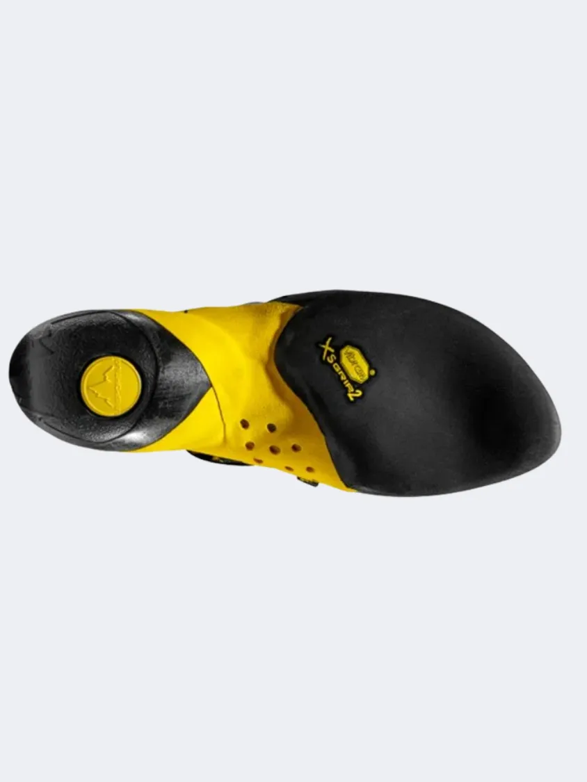 La Sportiva Solution Men Climbing Shoes White/ Yellow Mens Casual Everyday Sneakers