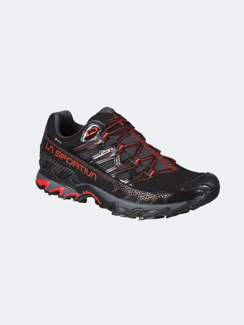La Sportiva Ultra Raptor Ii Gtx Men Hiking Shoes Black/Goji Mens shoes for everyday urban style
