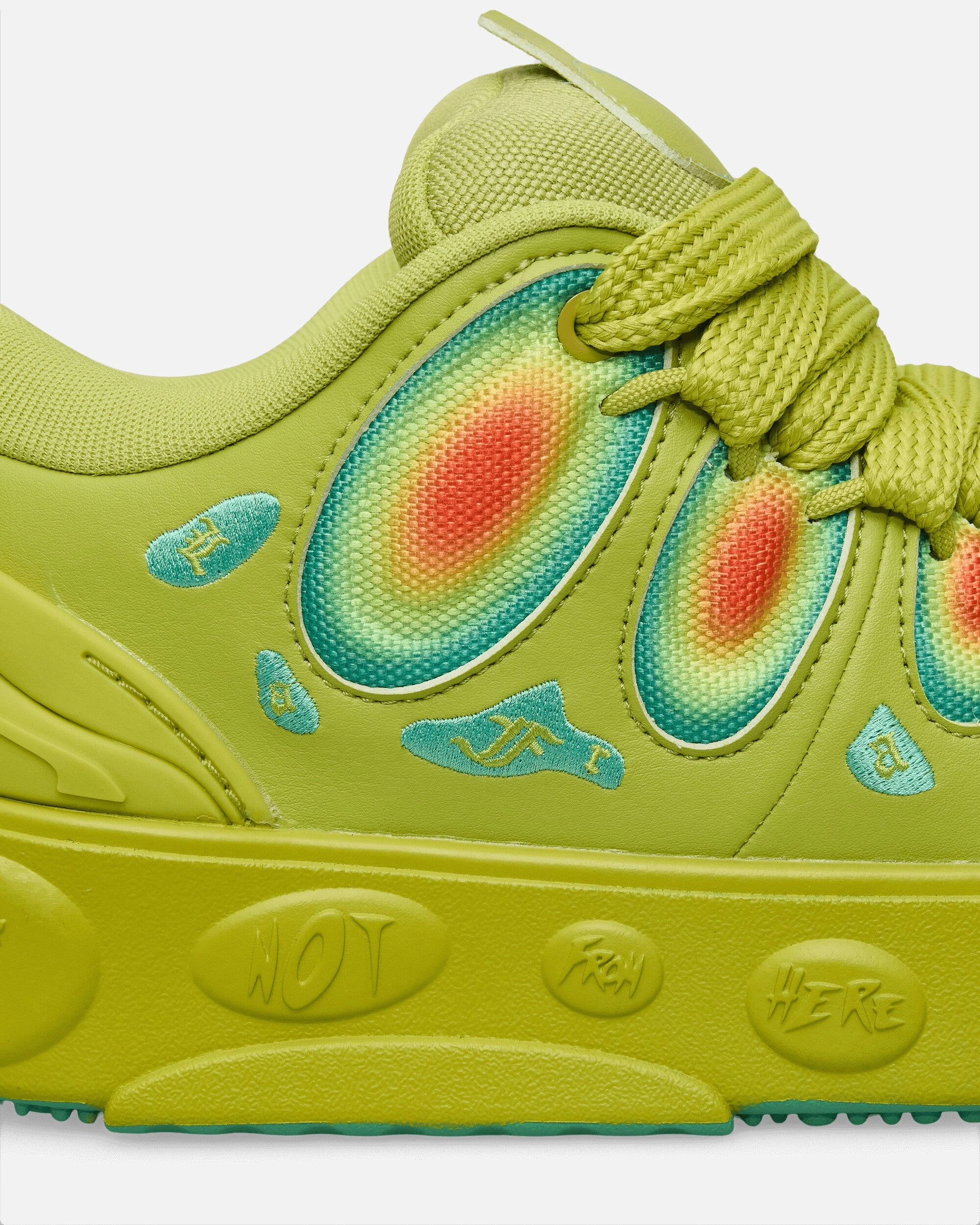LaMelo Ball LaFranc Heatmap Sneakers Sea Kelp / Jade Frost Modern Athletic Shoes