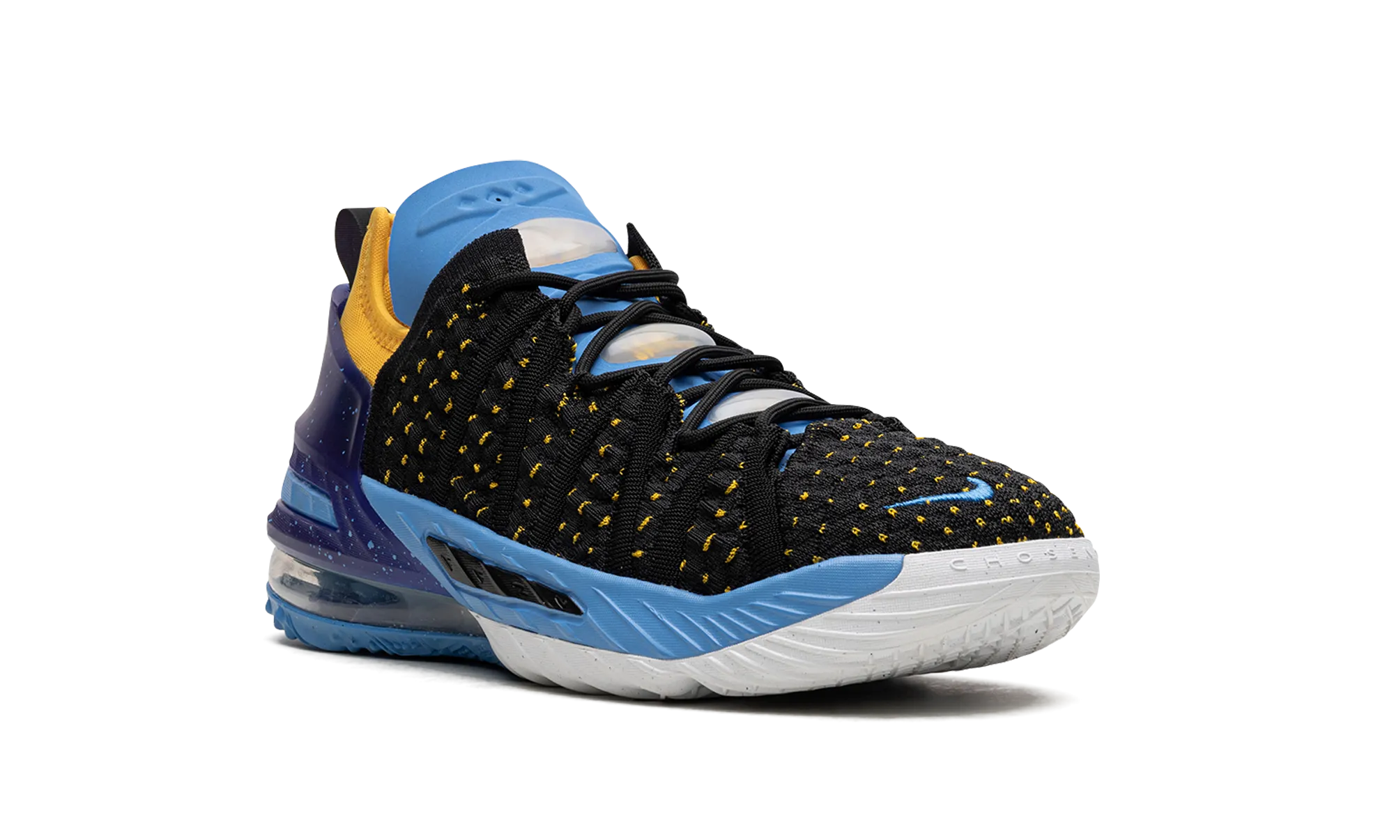 LeBron 18 GS "Minneapolis Lakers" nike school-ready sneakers