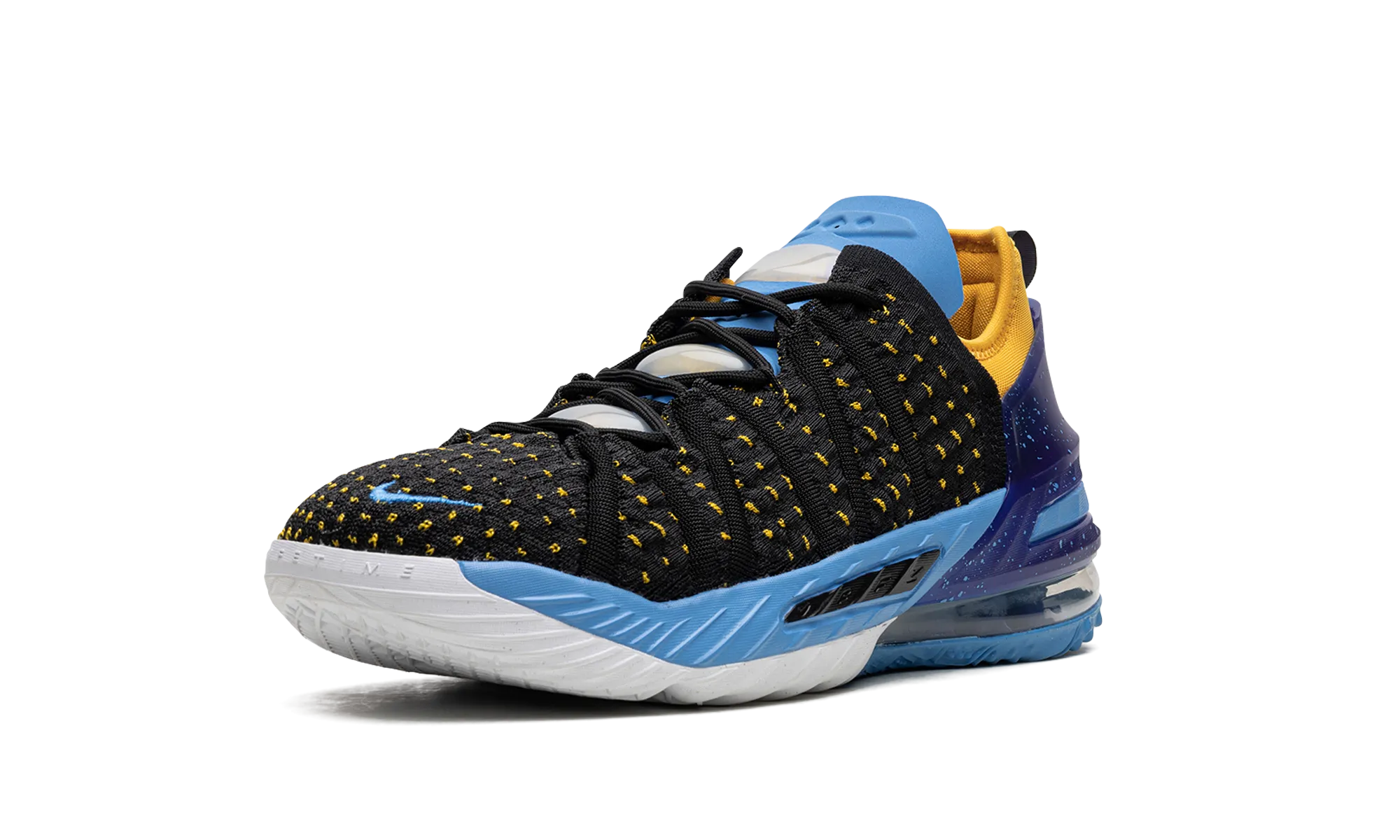 LeBron 18 GS "Minneapolis Lakers" nike school-ready sneakers