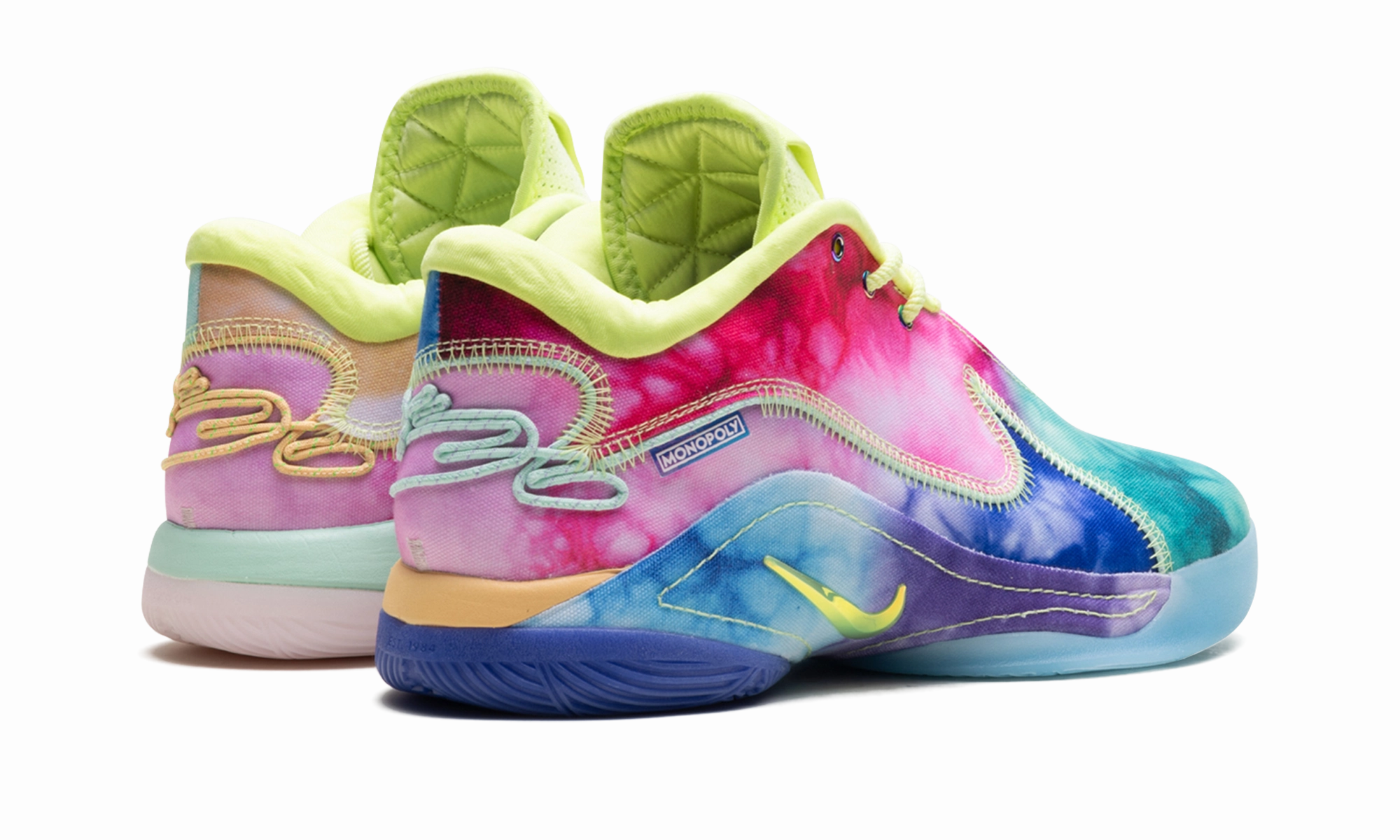 LeBron 22 "What the Monopoly Tie-Dye (Translucent Outsole)" nike performance basketball shoes