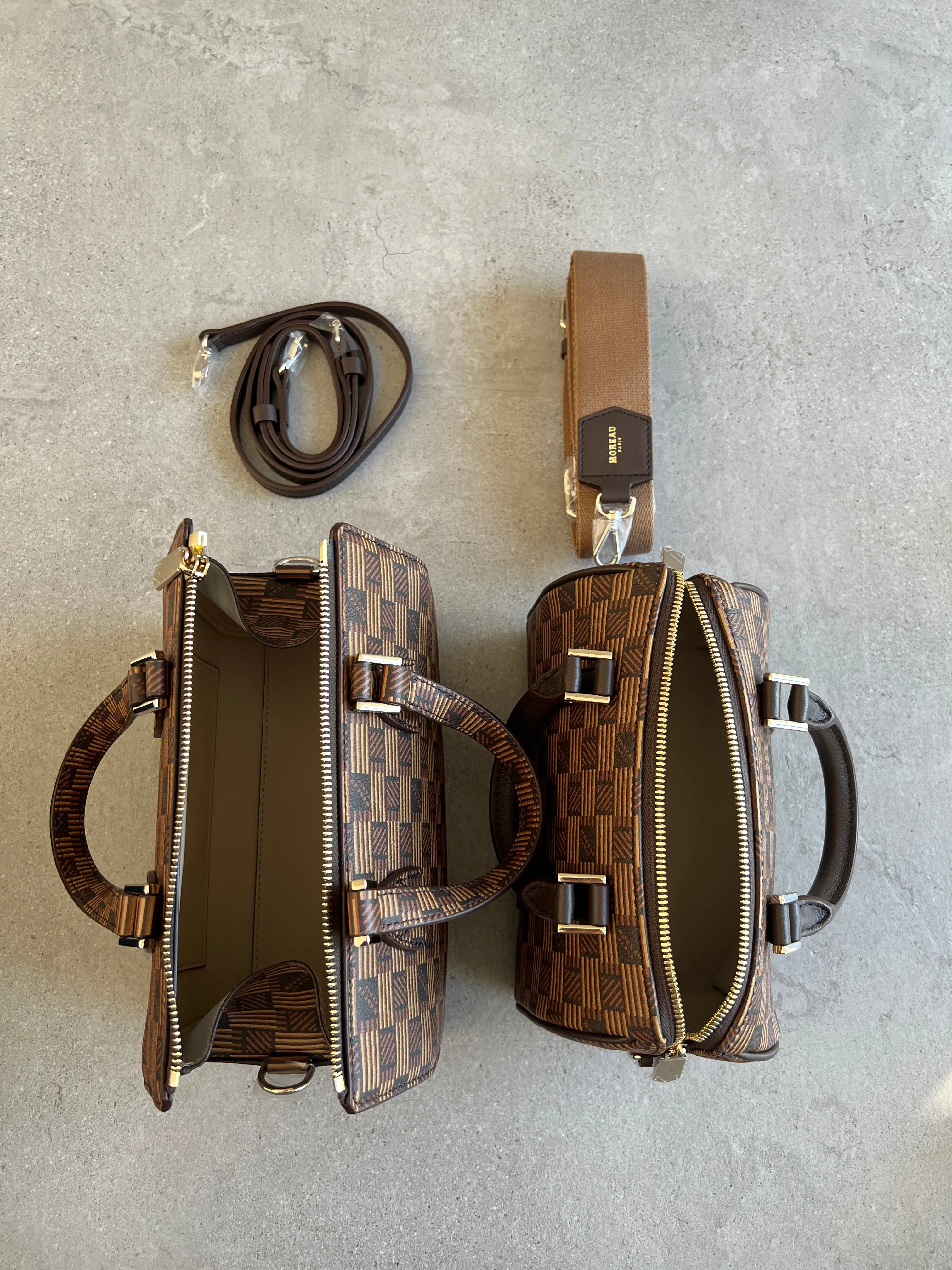 Liberte Boston Calf leather, Chocolate Moreau Bags