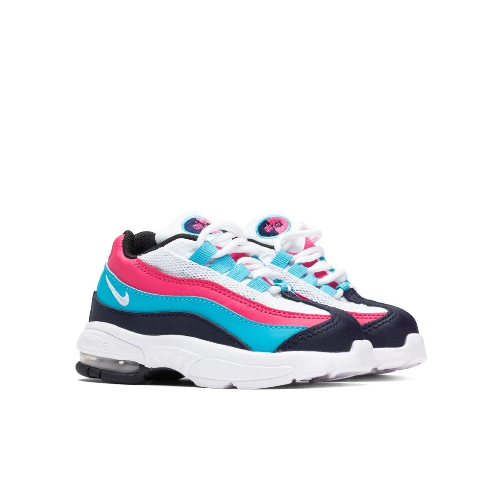 Little Max '95 - Blackend Blue/White Nike Foam Comfort Trainers