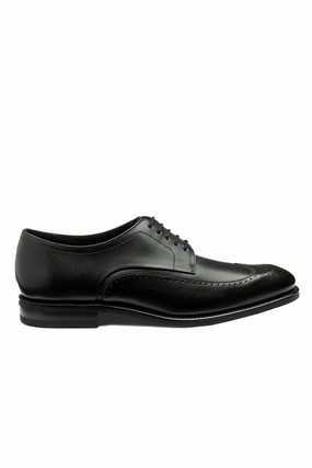 Loake Bale Derby Punched Brogue Black Loake shoe designs