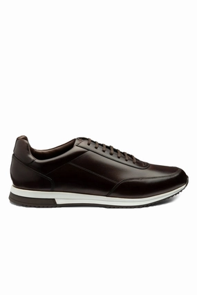 Loake Bannister Trainer Dark Brown Loake shoe designs