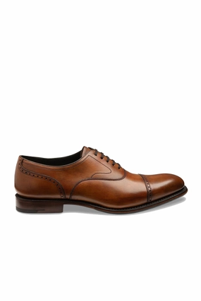 Loake Hughes Hand Painted Shoe Chestnut Loake shoe designs