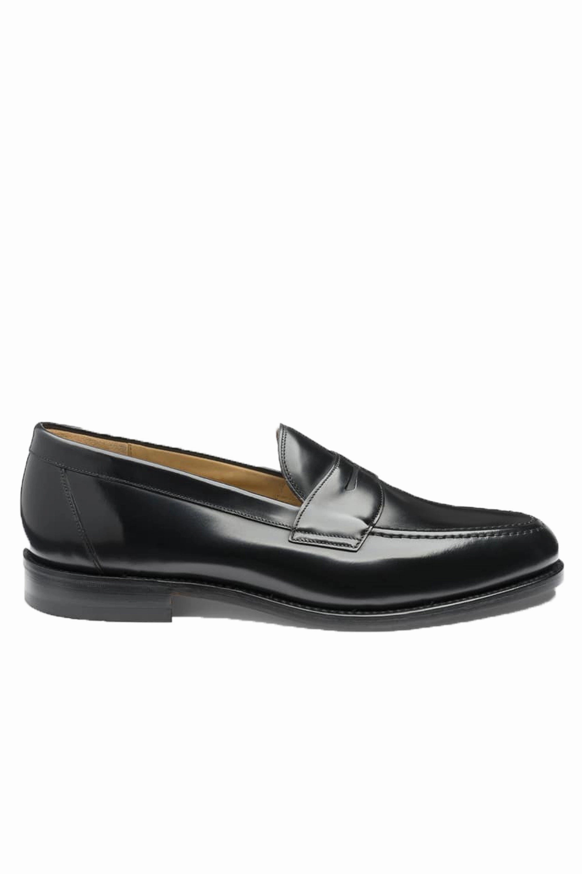 Loake Imperial Polished Penny Loafer Black