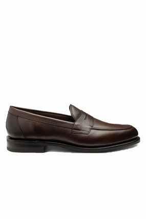 Loake Imperial Saddle Loafer Dark Brown Loake shoe designs