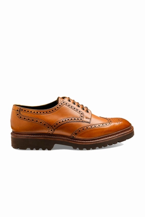 Loake Perseus Hand Painted Brogue Tan Loake shoe designs