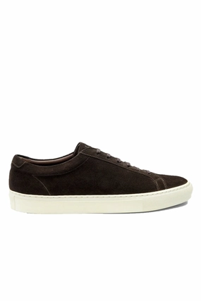 Loake Sprint Casual Shoe Dark Brown Suede Loake shoe designs