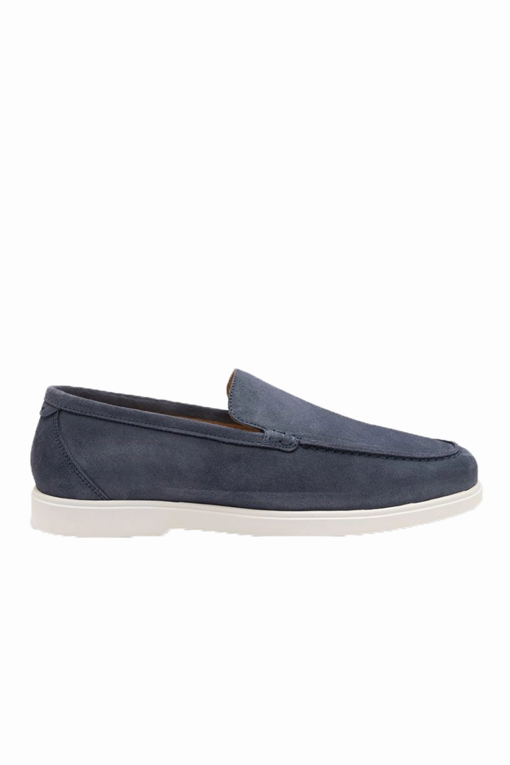 Loake Tuscany Suede Casual Shoe Denim Blue Suede