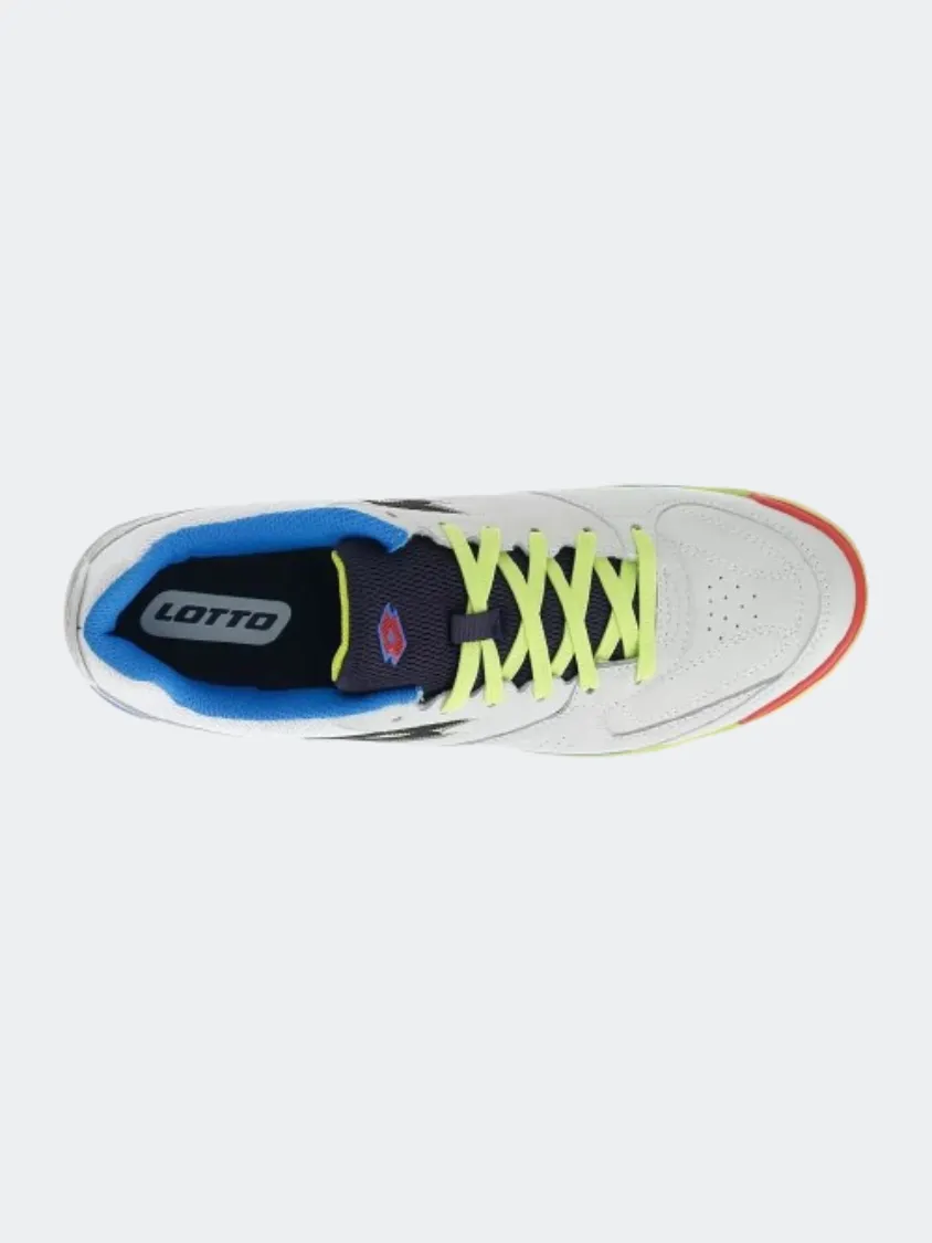 Lotto 200 Vi Men Indoor Shoes White/Navy Mens Casual Everyday Sneakers