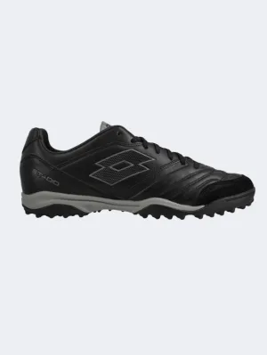 Lotto Stadio 300 Ii Men Turf Shoes Black/Grey Mens shoes for everyday urban style