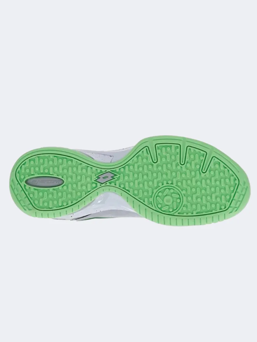 Lotto Superrapida 200 Iii Men Padel Shoes White/Green Mens Casual Everyday Sneakers