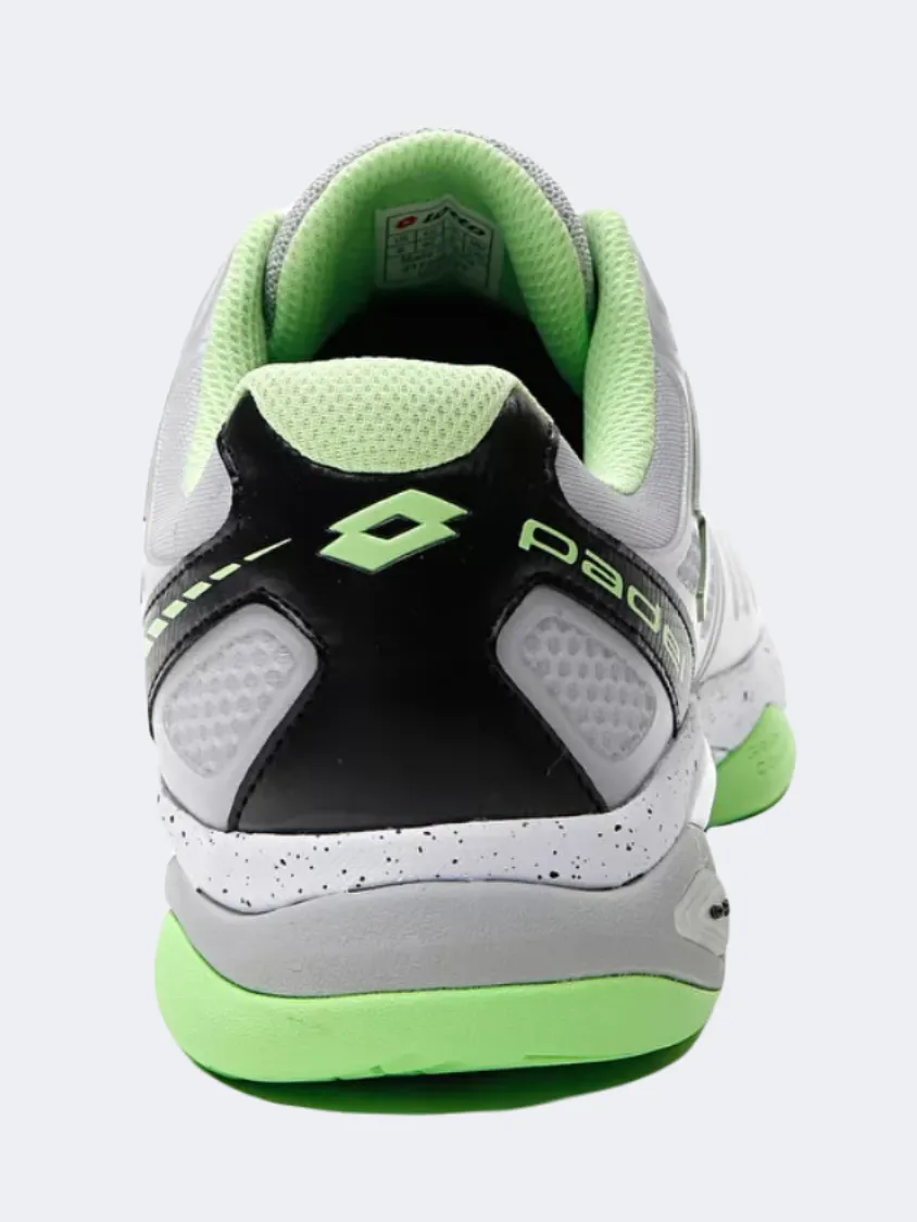 Lotto Superrapida 200 Iii Men Padel Shoes White/Green Mens Casual Everyday Sneakers