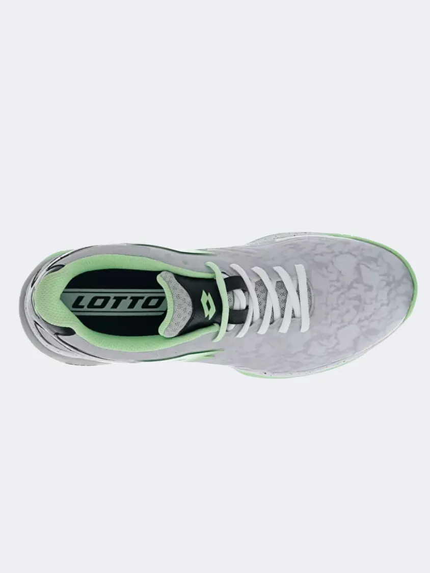 Lotto Superrapida 200 Iii Men Padel Shoes White/Green Mens Casual Everyday Sneakers