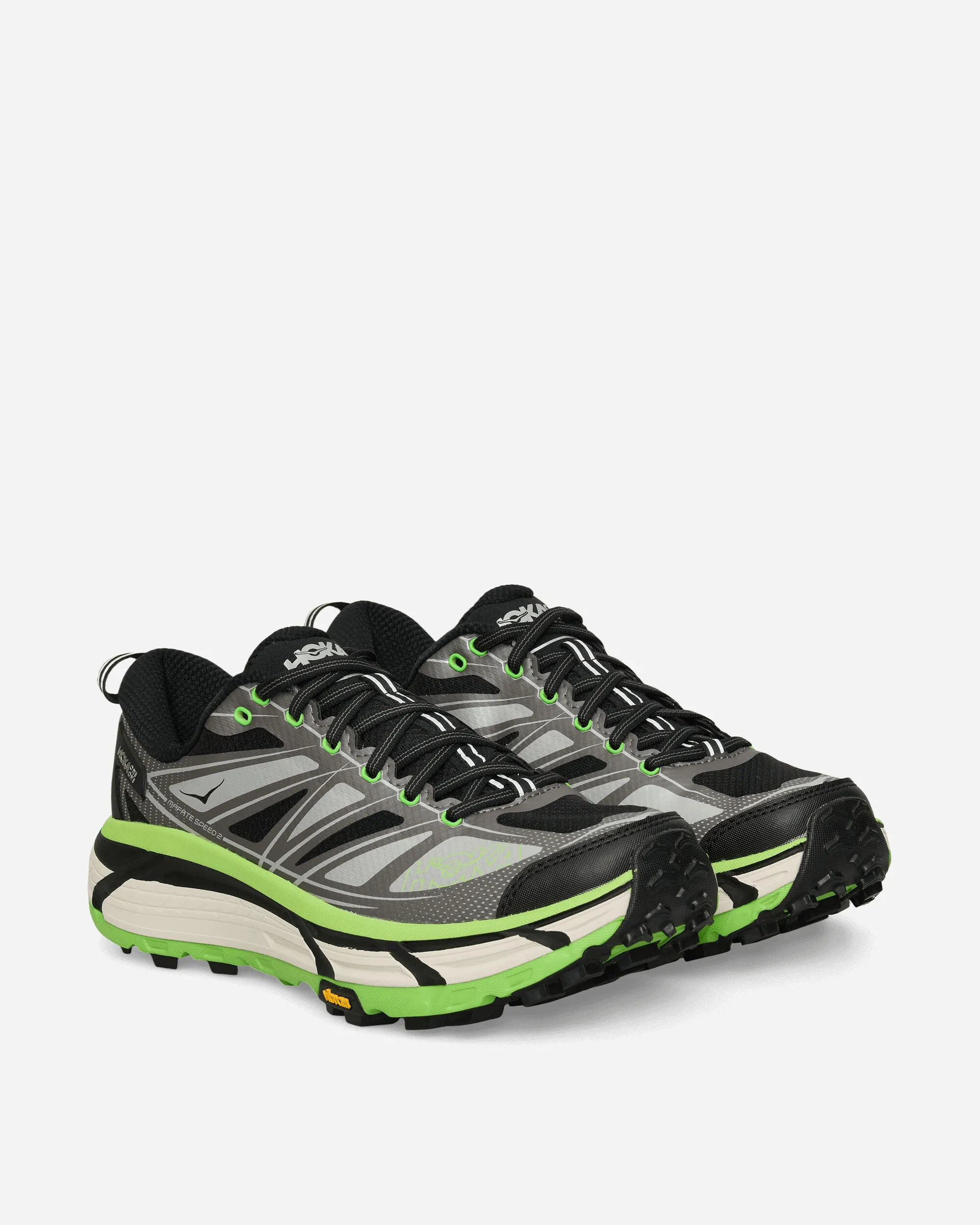 Mafate Speed 2 Sneakers Black / Electric Green Max Cushion Trainers
