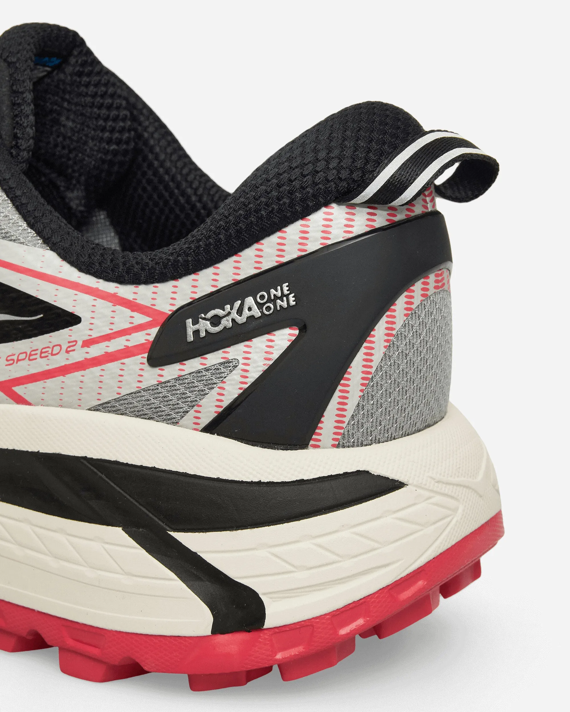 Mafate Speed 2 Sneakers Galactic Grey / Ruby Red Max Cushion Trainers