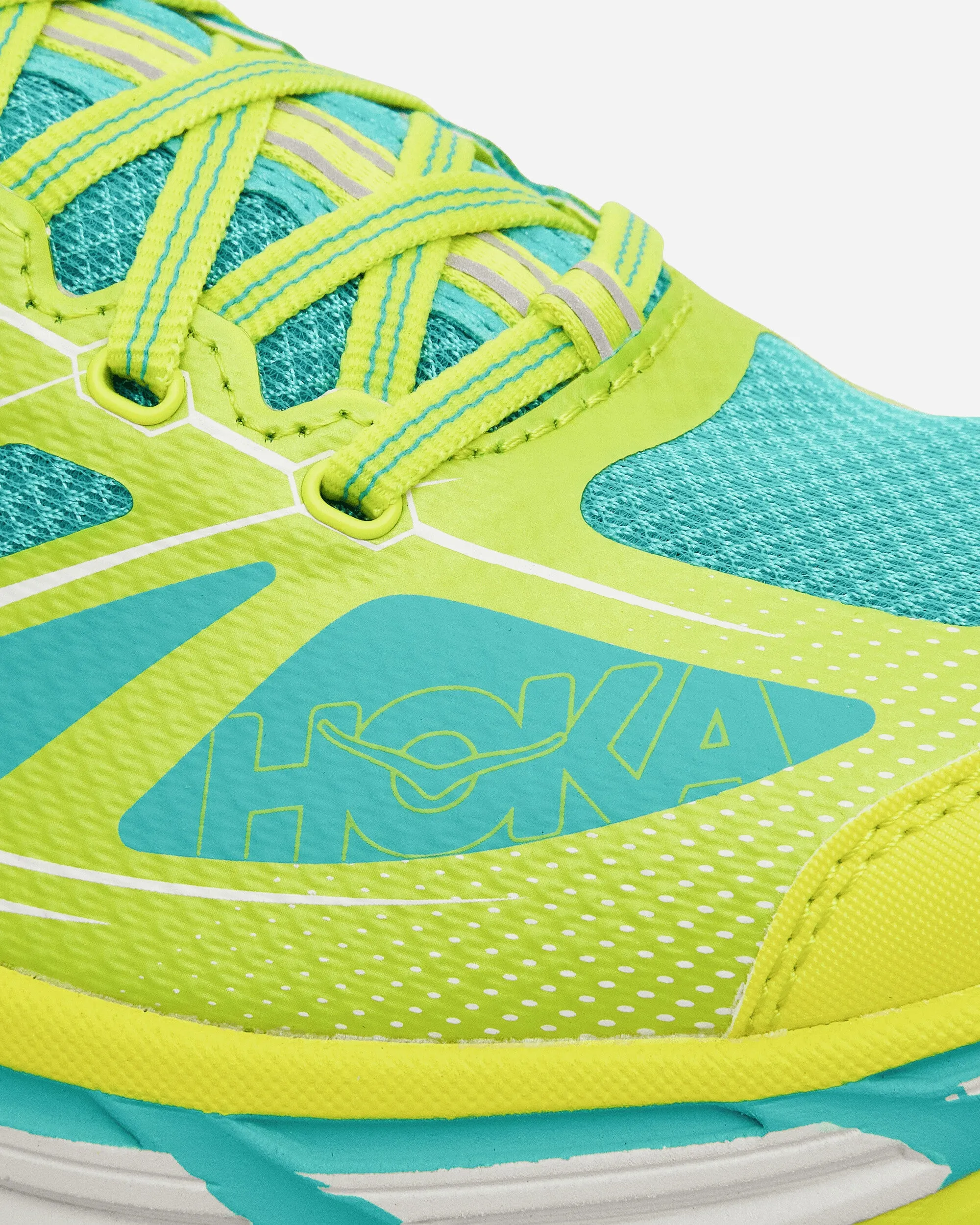 Mafate Speed 2 Sneakers Hoka Citrus / Electric Aqua Max Cushion Trainers