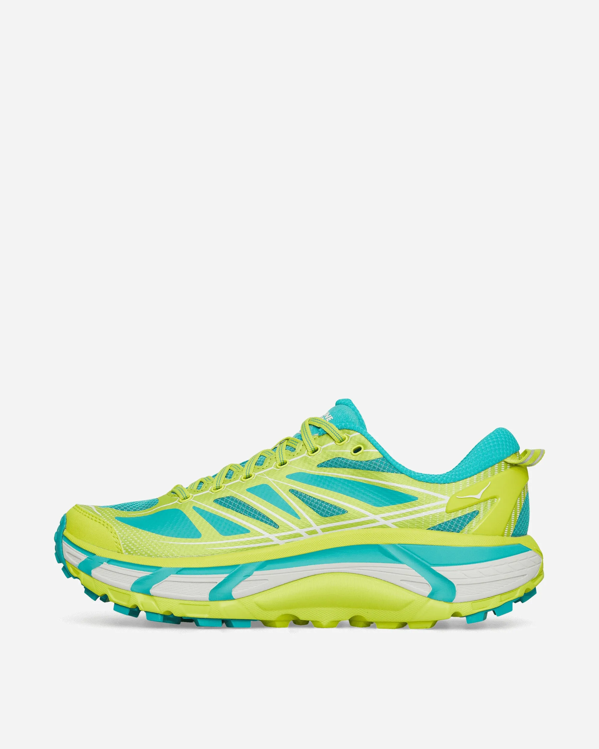 Mafate Speed 2 Sneakers Hoka Citrus / Electric Aqua Max Cushion Trainers
