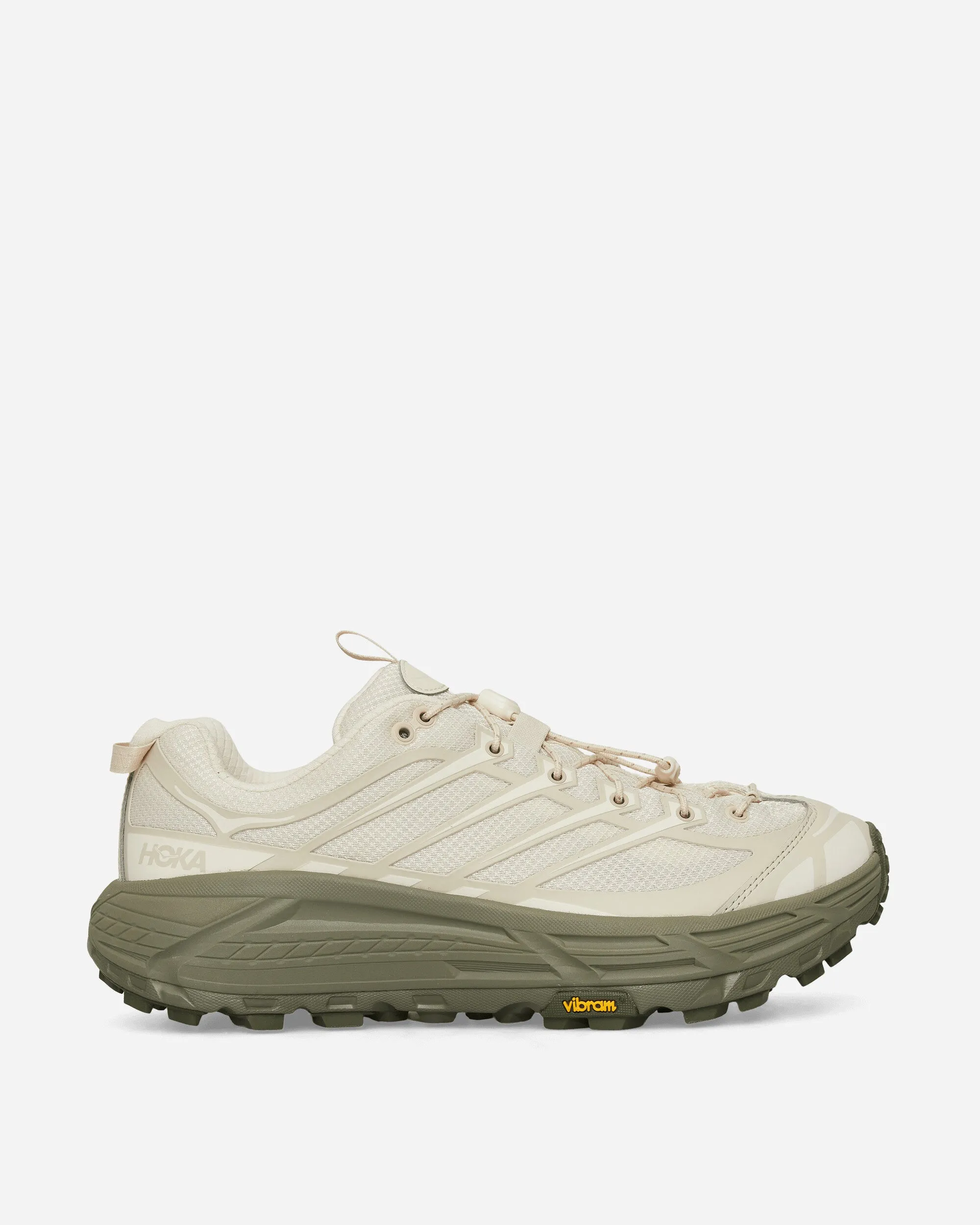 Mafate Three2 Sneakers Oat Milk / Eucalyptus Hoka One One men's shoes