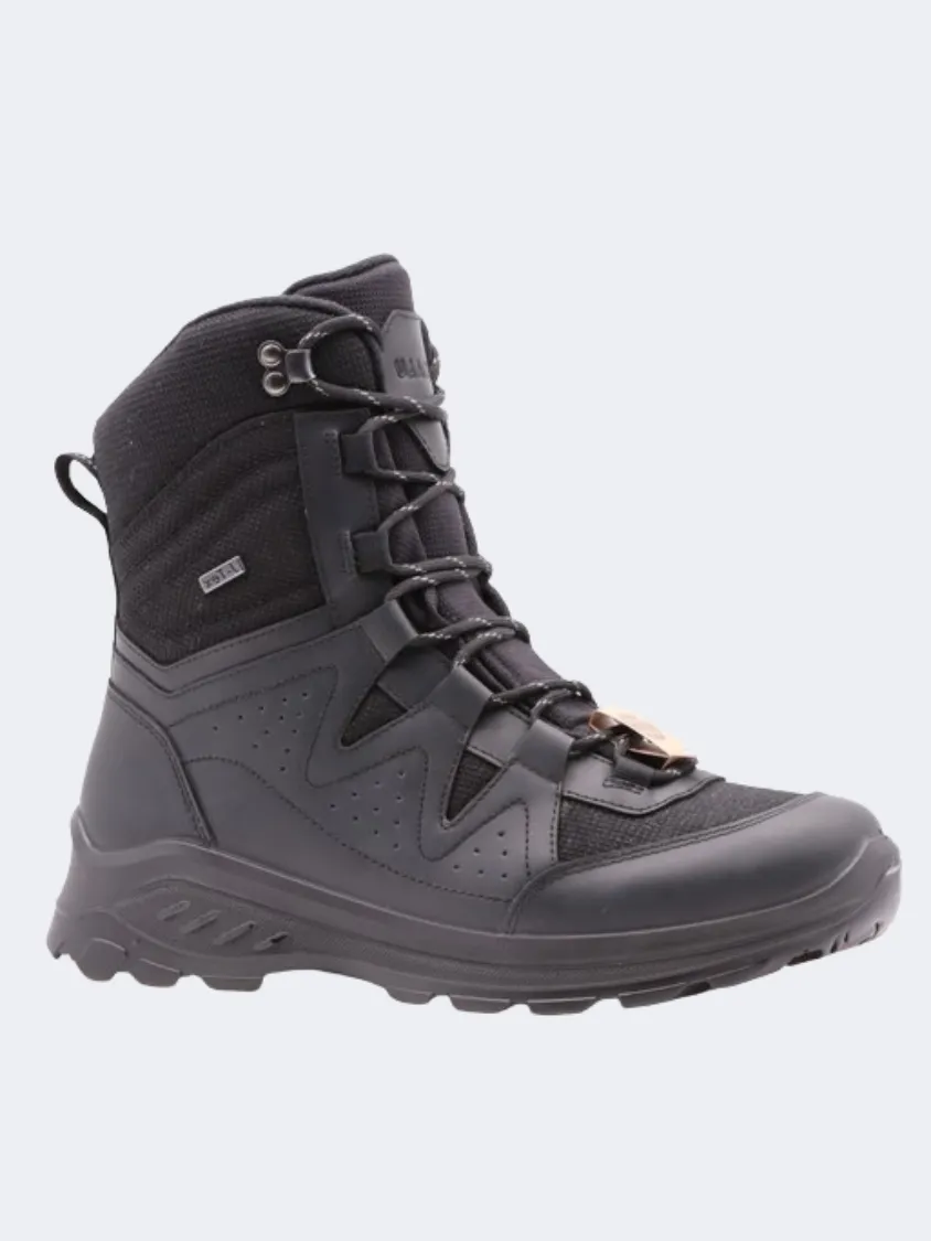 M&G Mid Synthetic Leather Men After Ski Black Mens shoes for everyday urban style
