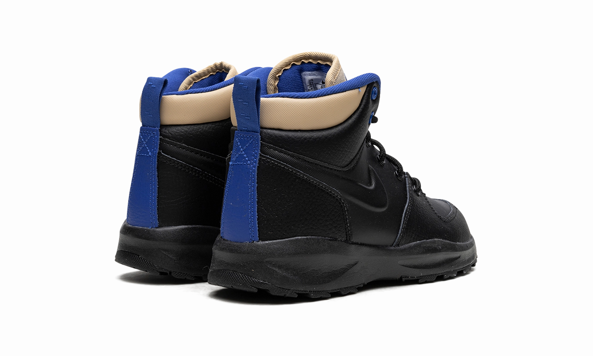 Manoa Leather PS "Triple Black" nike preschool slip-on sneakers