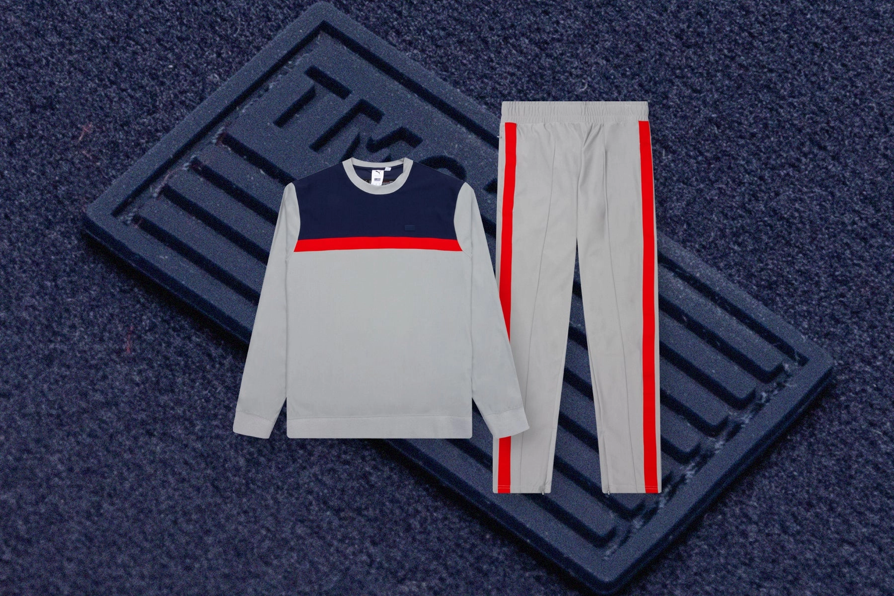 Marathon Pant - Cool Grey 7 Puma Suede Street Sneakers