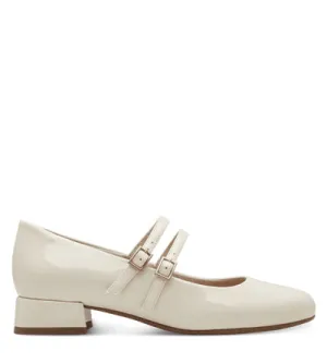 MARCO TOZZI EMILIA 22209 CREAM PATENT Marco women's shoes